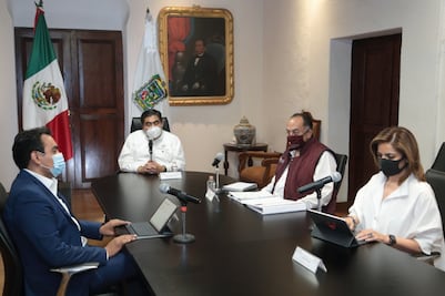 Miguel Barbosa presenta lineamientos para reapertura económica de Puebla