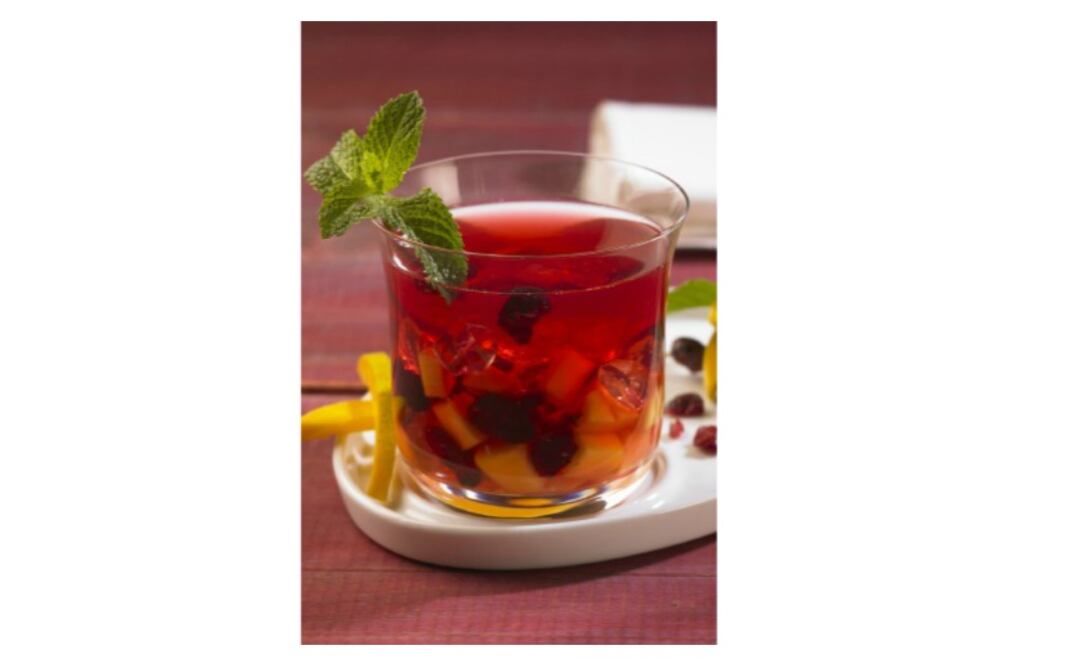 Vodka de mango y arándanos