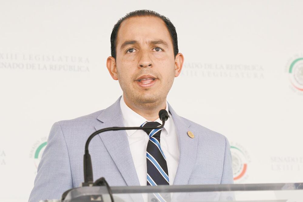 El dirigente nacional del PAN, Marko Cortés, dijo que es momento de construir acuerdos con la oposición para reconducir la política del país. ARCHIVO EL UNIVERSAL
