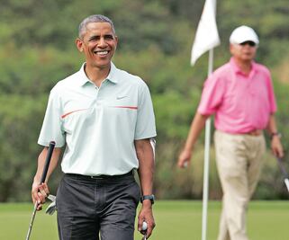 Obama goza del “trono” por adelantado