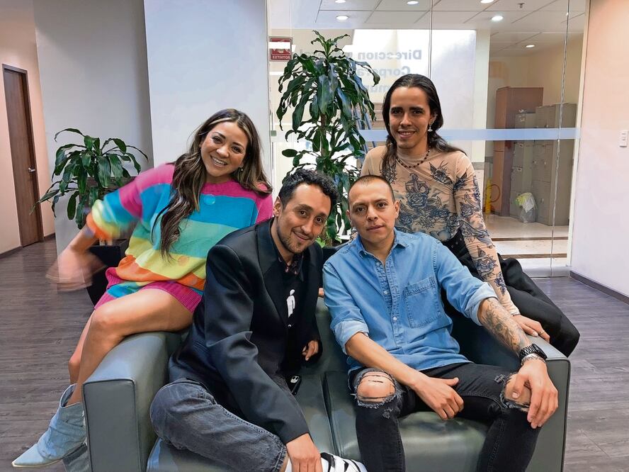 Almudena Nava de la Torre, Luis Roberto Orozco (derecha); abajo, Jorge Delfín y Roberto Chávez. Foto: Televisa y Armando Pereda | El Universal