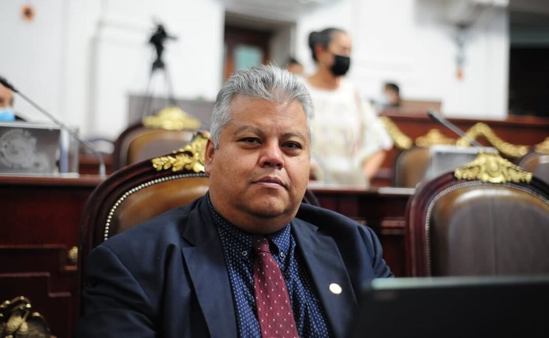 Carlos Cervantes Godoy el 3 de febrero 2022, Foto: Facebook Diputadas y Diputados Morena de la Ciudad de México