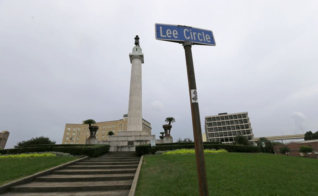 Monumento confederado en Nueva Orleans (Foto: AP/Archivo)