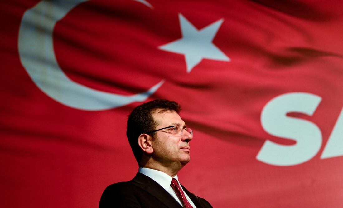 Ekrem Imamoglu, alcalde de Estambul es detenido por presunta corrupción y terrorismo. Foto: AFP