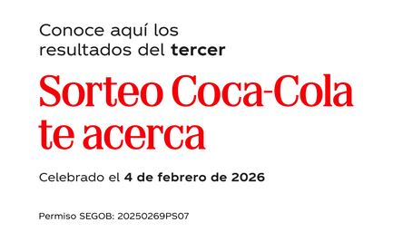 Sorteo Coca-Cola te acerca SEMANA 3