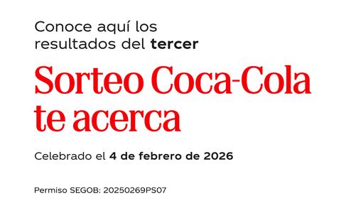 Sorteo Coca-Cola te acerca SEMANA 3