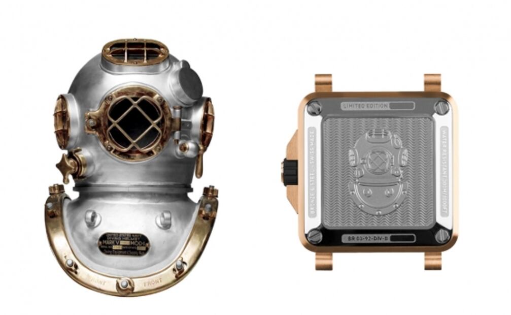 Las profundidades en azul y bronce