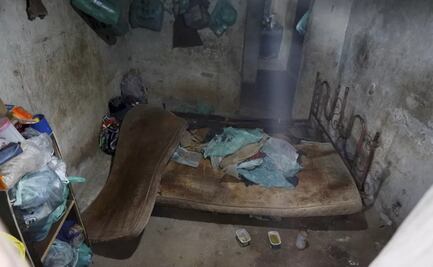 Encerró 17 años a mujer e hijos; en el lugar decía "Cristo te ama" 