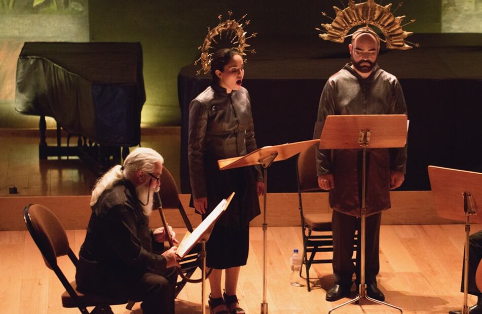 Favola in música, grupo mexicano, en San Ildefonso. 
Foto: Favola in música, cortesía