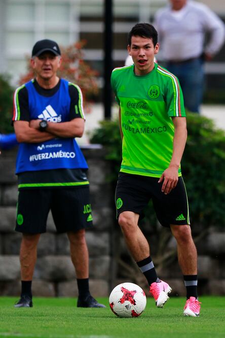 Imago7. Hirving Lozano durante el entrenamiento de la Selección Nacional previo al juego ante Trinidad y Tobago 
