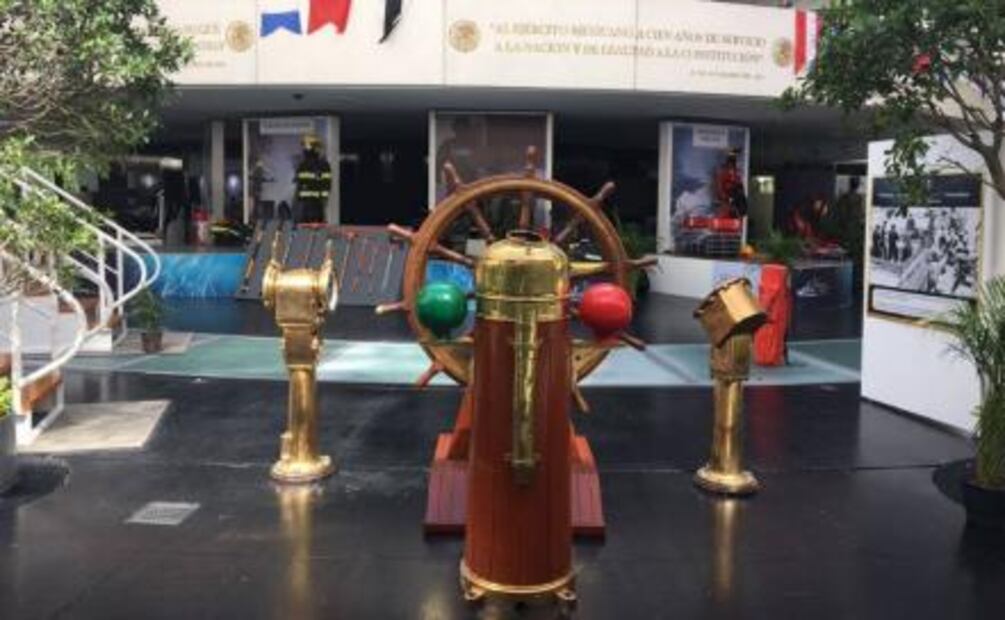 Secretaría de Marina monta exposición en el Senado