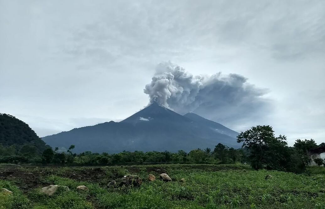 El Volcán de Fuego de Guatemala (Foto: AFP)