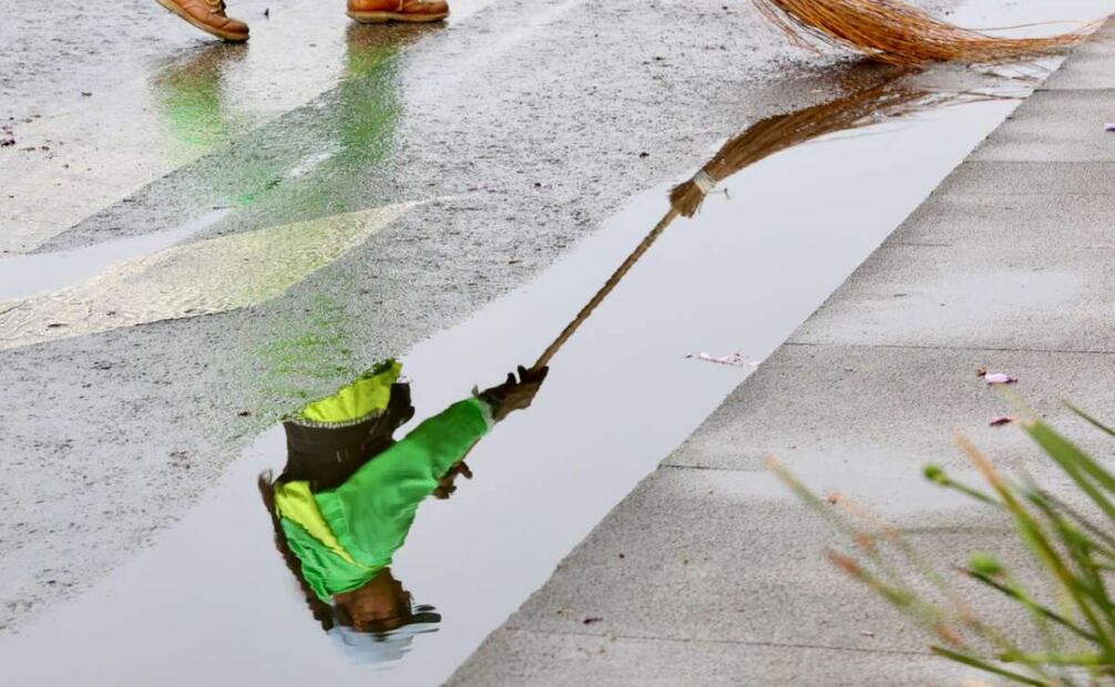 En la amarilla las condiciones son con lluvia de 15 a 29 mm y viento de 50-59 km/h y presencia de granizo pequeño. Foto: Valente Rosas. EL UNIVERSAL