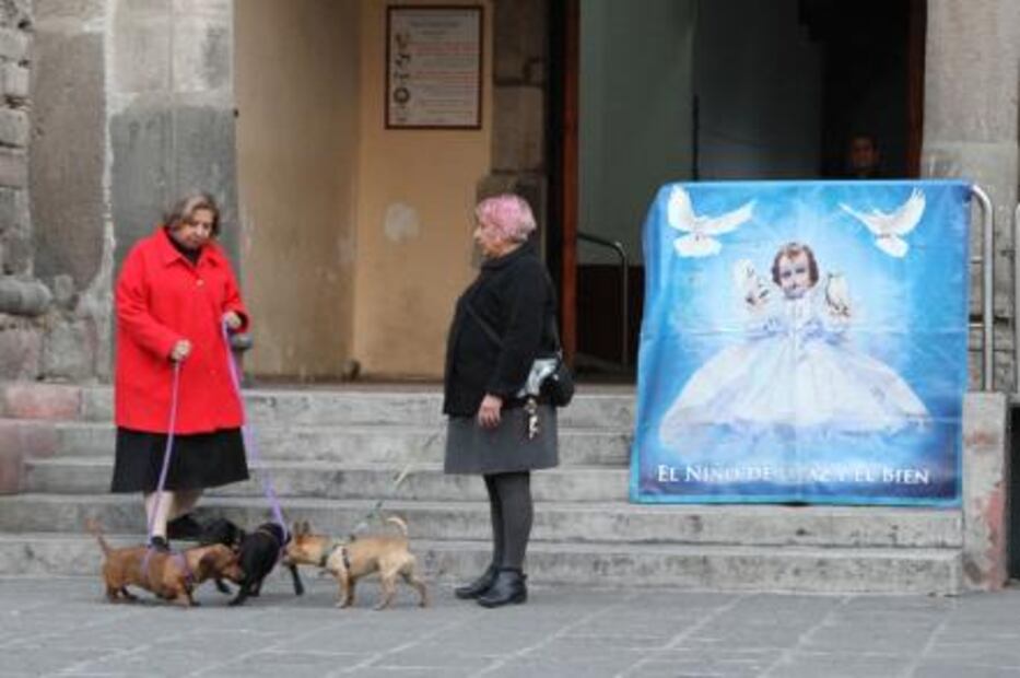 Llevan a mascotas ante San Antonio Abad; piden por su salud