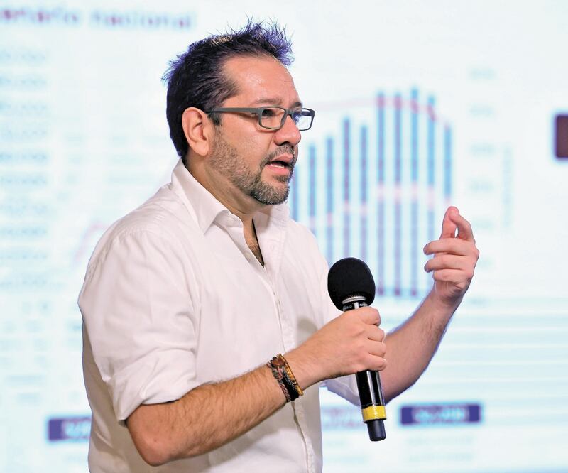 Ricardo Cortés indicó que en seis estados bajó el número de casos de Covid-19. EFE