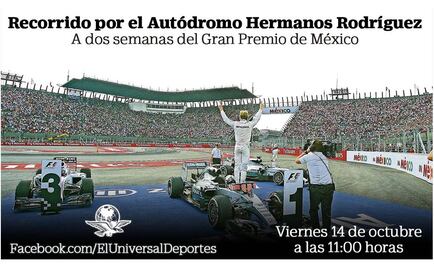 ¡EN VIVO! Recorrido por el Autódromo Hermanos Rodríguez 