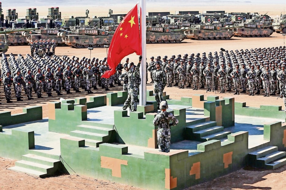 El Ejército Popular de Liberación en su 90 aniversario con un desfile militar, el cual se realizó en la base de entrenamiento de Zhuriheen, en Mongolia Interior, en el norte de China. Foto: Archivo EL UNIVERSAL