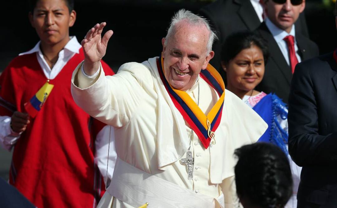 Llega el Papa a Ecuador, primera etapa en gira por AL   Foto: AP