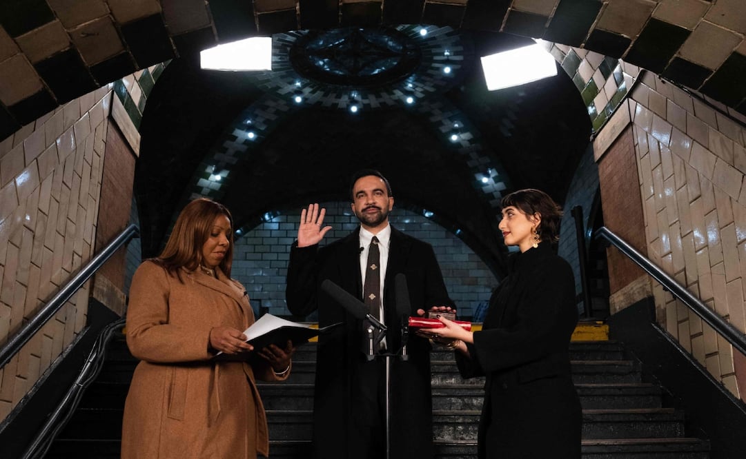 Zohran Mamdani jura como alcalde de Nueva York en un acto privado. Foto: de AP