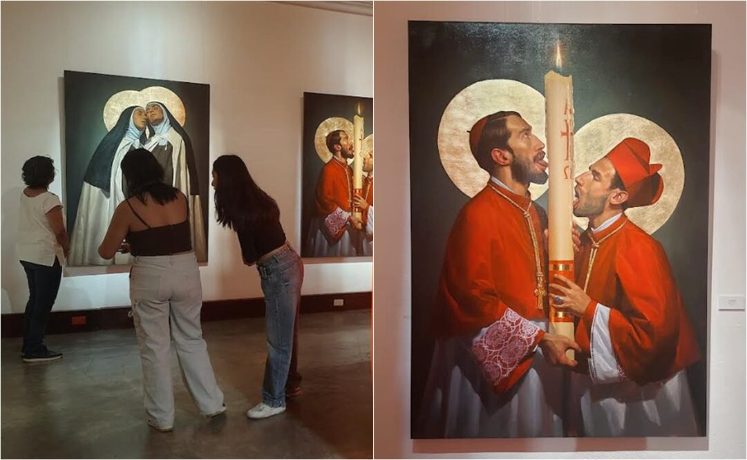 Exposición de “La venida del señor”, del artista mexicano Fabián Cháirez.
Fotos: EL UNIVERSAL / Frida Juárez Bautista