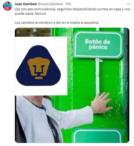 Los mejores memes de Pumas luego de empatar frente a Toluca