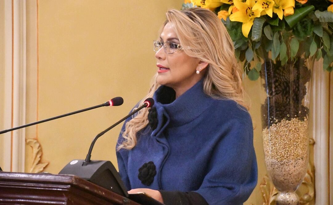 Jeanine Áñez, presidenta interina de Bolivia. Foto: EFE