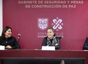 "CDMX cerrará 2021 con disminución del 40% en delitos de alto impacto": Sheinbaum