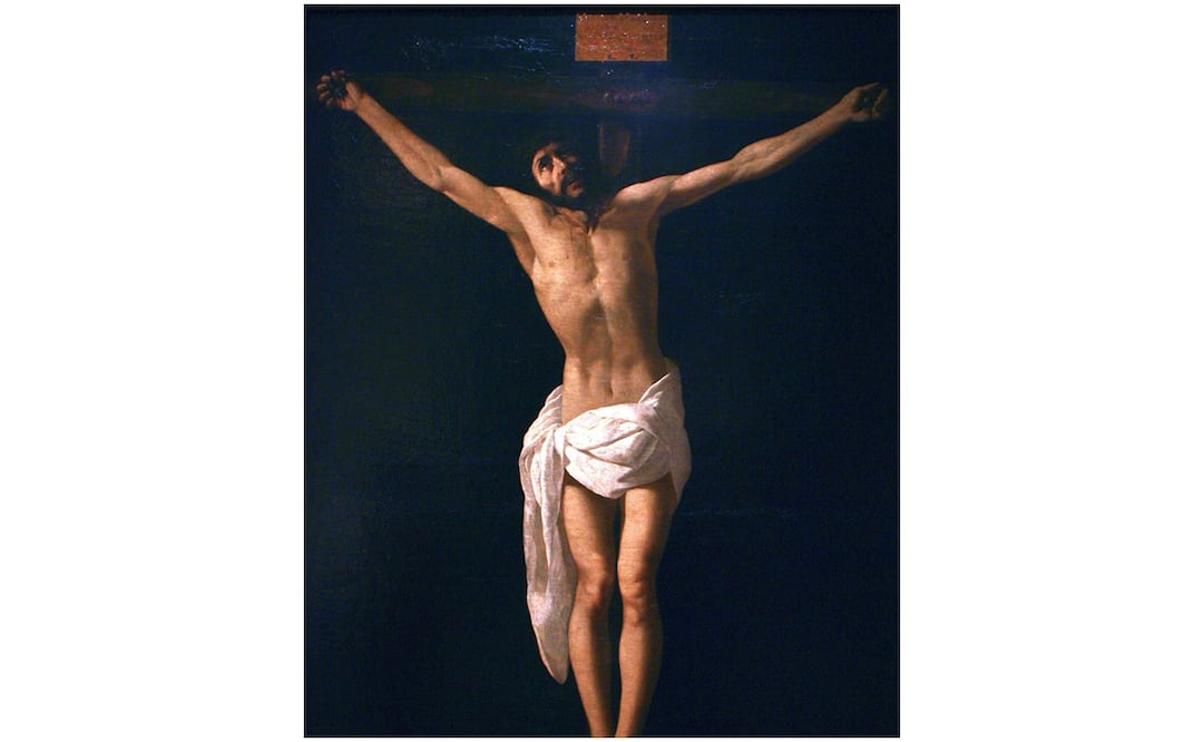 "Cristo en la cruz", de Francisco de Zurbarán. Imagen: EFE, archivo