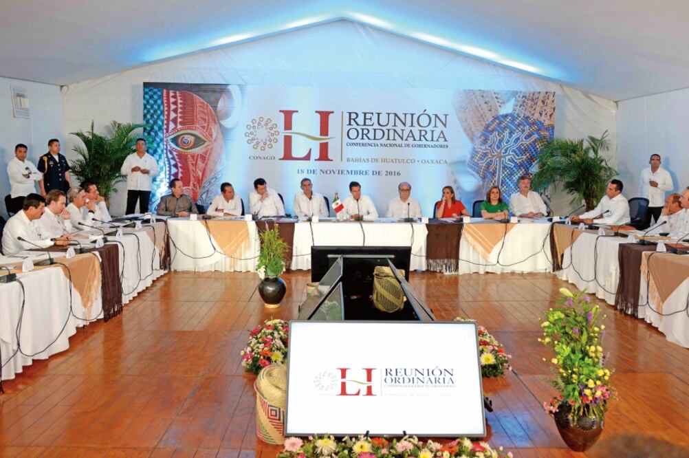 Prevén que la Conferencia Nacional de Gobernadores respalde la postura del presidente Enrique Peña Nieto frente a las medidas impulsadas por Trump (ARCHIVO EL UNIVERSAL)