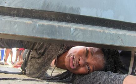 Tras foto de migrante haitiana, el INM asegura que brinda servicios básicos