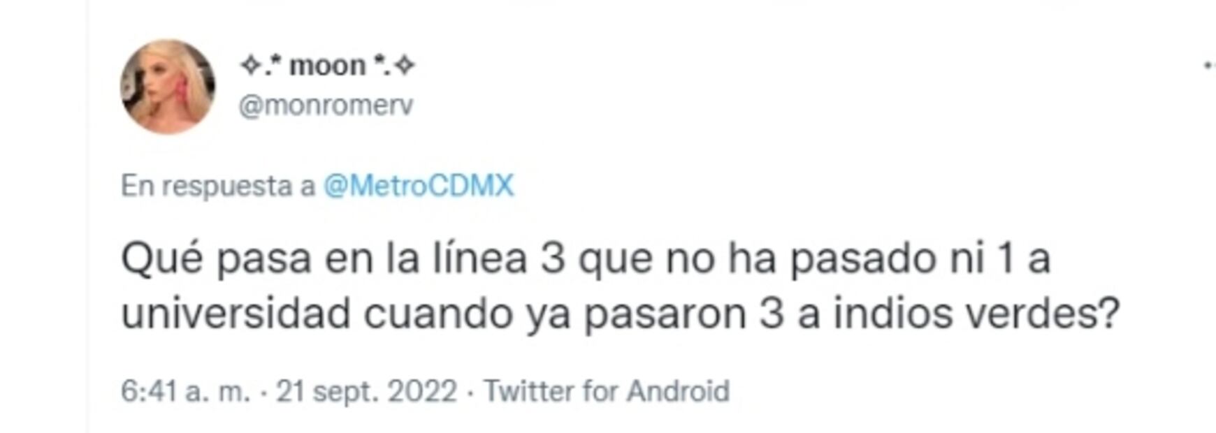 ¿Otra vez? Reportan retrasos de hasta 20 minutos en Línea 3 del Metro  