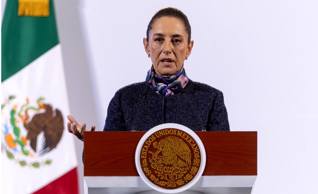 Luego que la revisa Rolling Stone publicara que el equipo de Donald Trump, presidente electo de Estados Unidos, evalúa una “invasión suave” a México, la Mandataria federal calificó esto como "una película". Foto: Hugo Salvador/EL UNIVERSAL