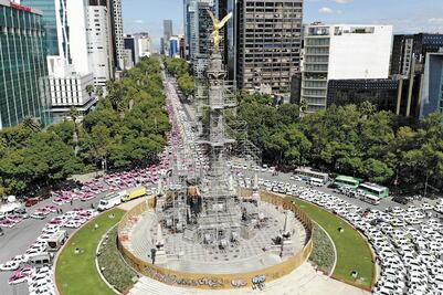 Taxistas asfixian por 12 horas la Ciudad
