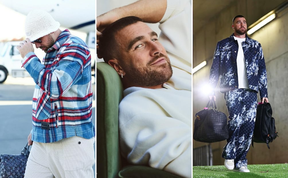 Travis Kelce y el arte de convertir cada outfit en statement. Foto: Instagram @killatrav