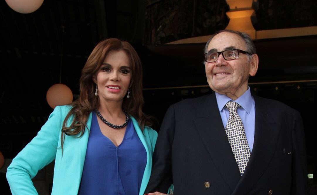 Con Lucía Méndez, en 2013 Foto:Archivo