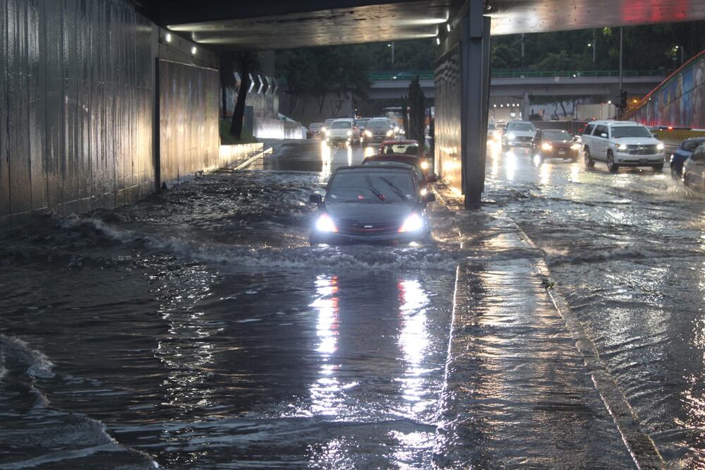 Las fuertes lluvias causaron afectaciones en varias partes de la CDMX. (Foto: Francisco Rodríguez/ EL UNIVERSAL)