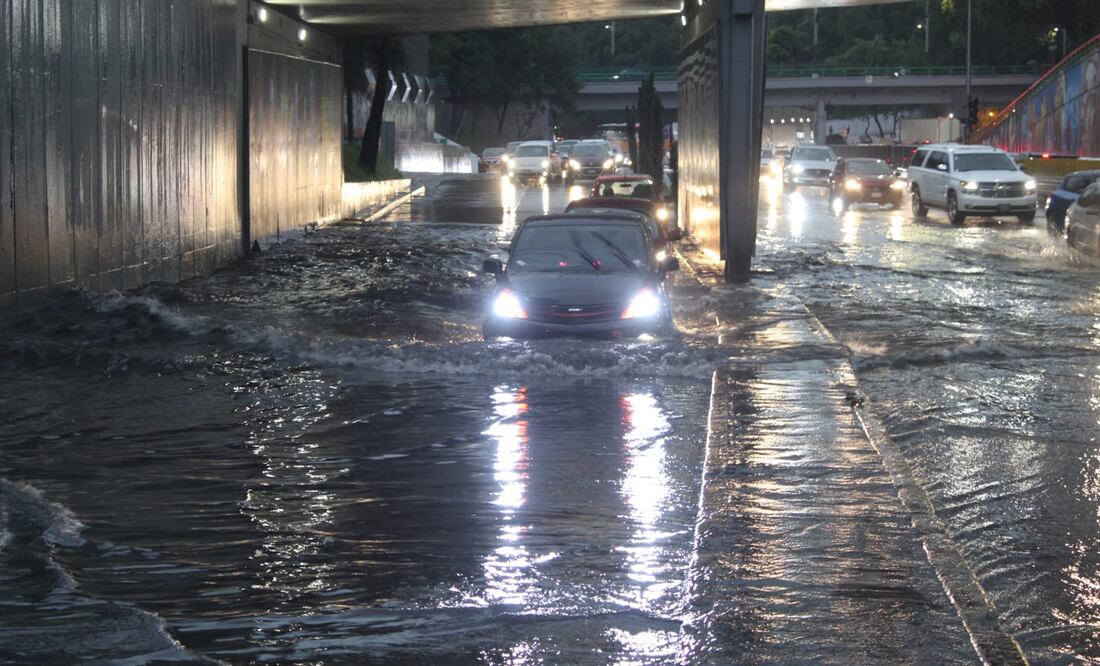 Las fuertes lluvias causaron afectaciones en varias partes de la CDMX. (Foto: Francisco Rodríguez/ EL UNIVERSAL)