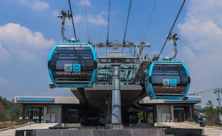 Línea 3 del Cablebús reanuda servicio; usuarios fueron desembarcados por tormenta eléctrica