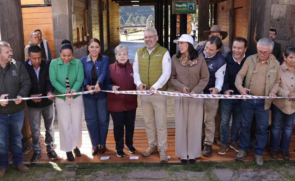 Alfredo Ramírez Bedolla, gobernador de Michoacán, en apertura de santuarios de la mariposa monarca/ Foto: Especial
