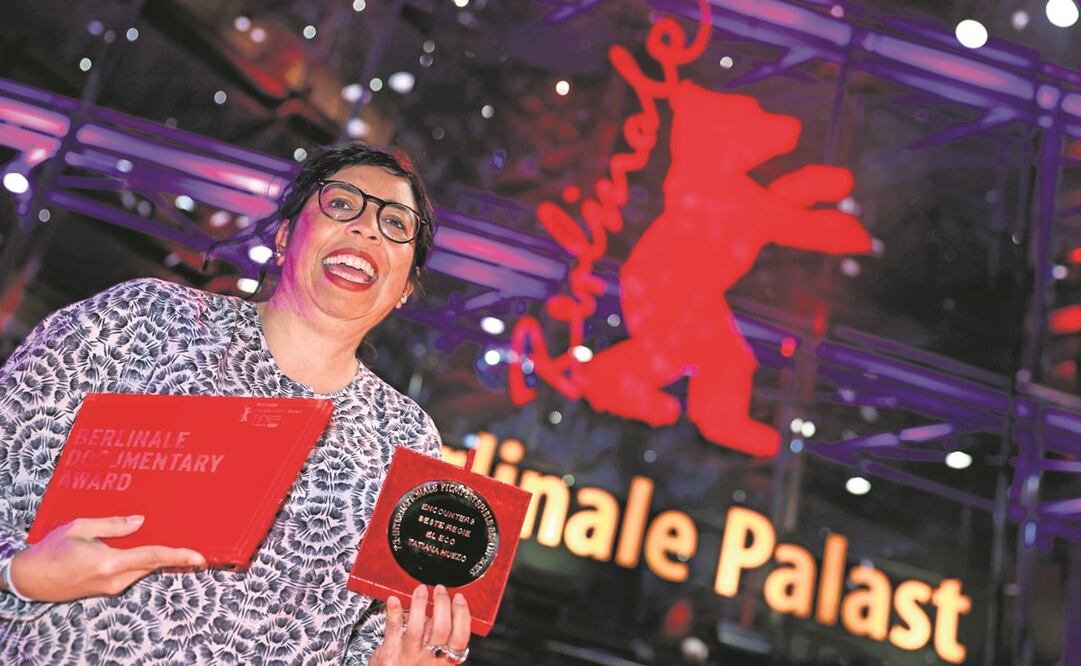 Huezo se llevó el galardón a Documental y, en la sección Ecuentros, Dirección. Foto: AFP, AP, Berlinale y EFE