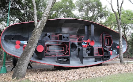 Restauran obra de Felguérez en homenaje por sus 90 años