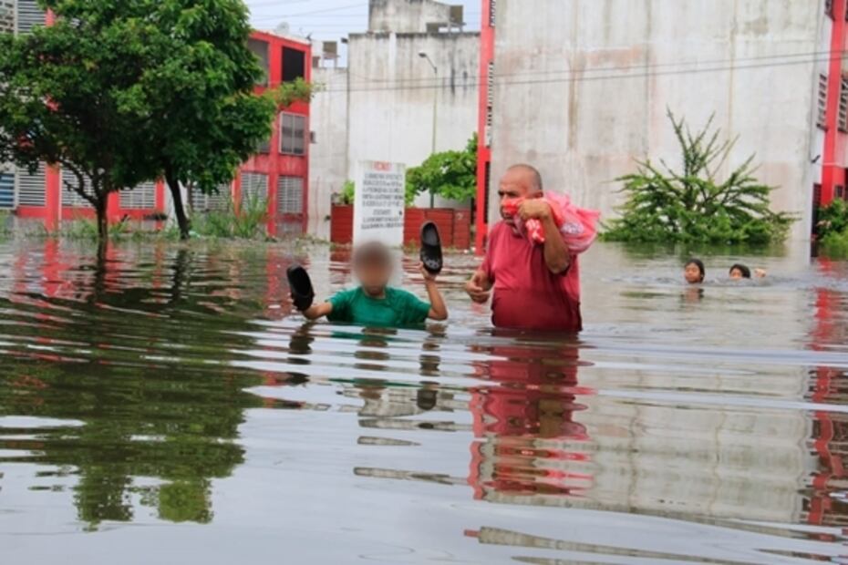 Lluvias y desfogue de presa Peñitas afecta a más de 500 mil en Tabasco