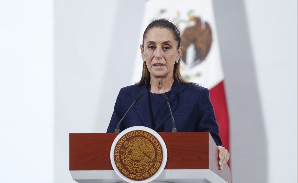 La Mandataria federal lamentó “la agresión” que informó el gobernador de Sonora, Rubén Rocha Moya, en la que dos escoltas resultaron heridos en un ataque en Culiacán, cuando acompañaban a una de sus nietas que resultó ilesa. Foto: EFE