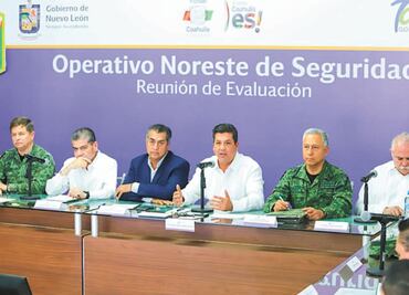 Gobernadores del noreste van contra crimen