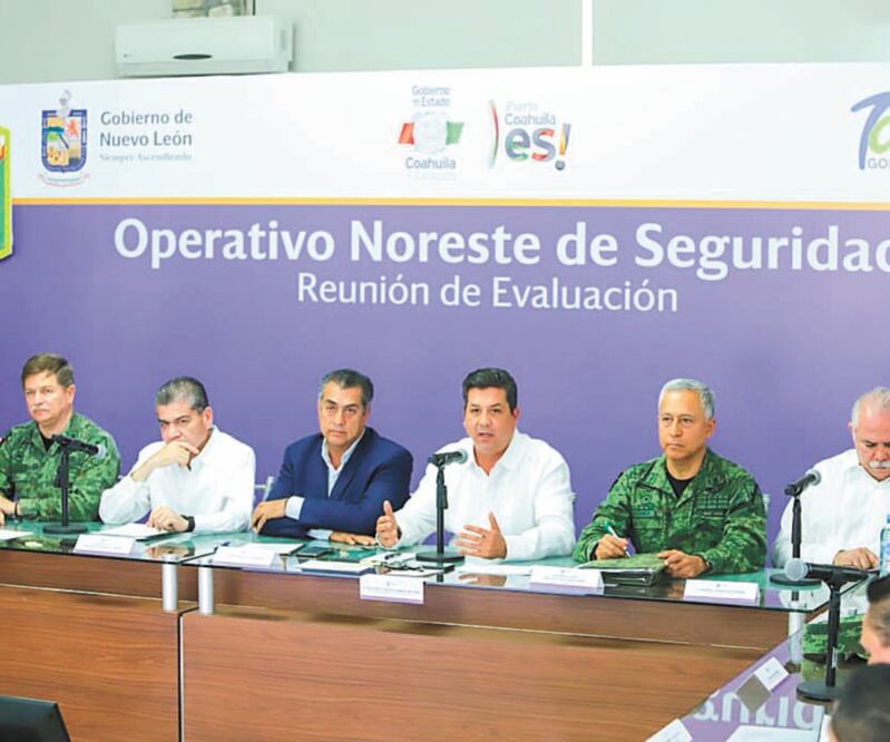 Durante la reunión de gobernadores, Francisco García Cabeza de Vaca dijo que se atenderá información más allá de los límites de las entidades. Foto: Especial