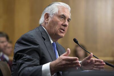 Tillerson intenta convencer a Tailandia de aislar a Norcorea