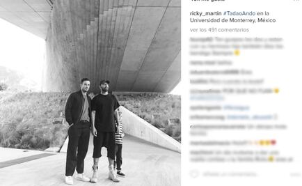 Ricky Martin visita la Universidad de Monterrey