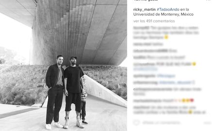 Ricky Martin visita la Universidad de Monterrey