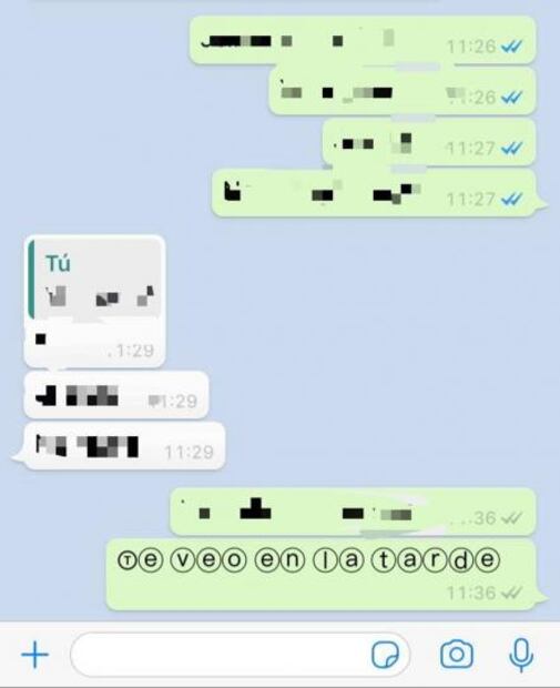 Cómo mandar mensajes de burbuja por WhatsApp
