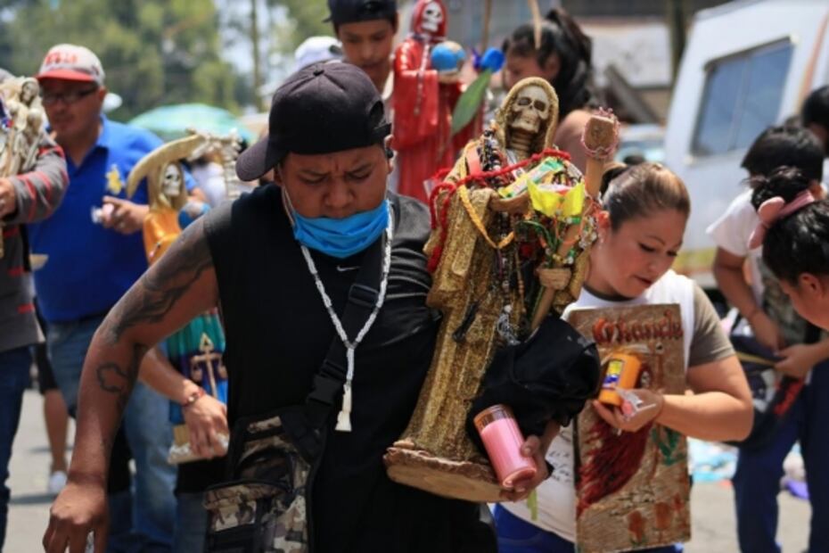 Fotos de la semana: Pequeños superhéroes y rituales a la Santa Muerte